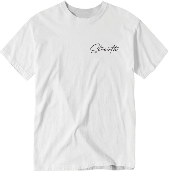 Strewth Signature Short Sleeve Tee White - Strewth Clothing