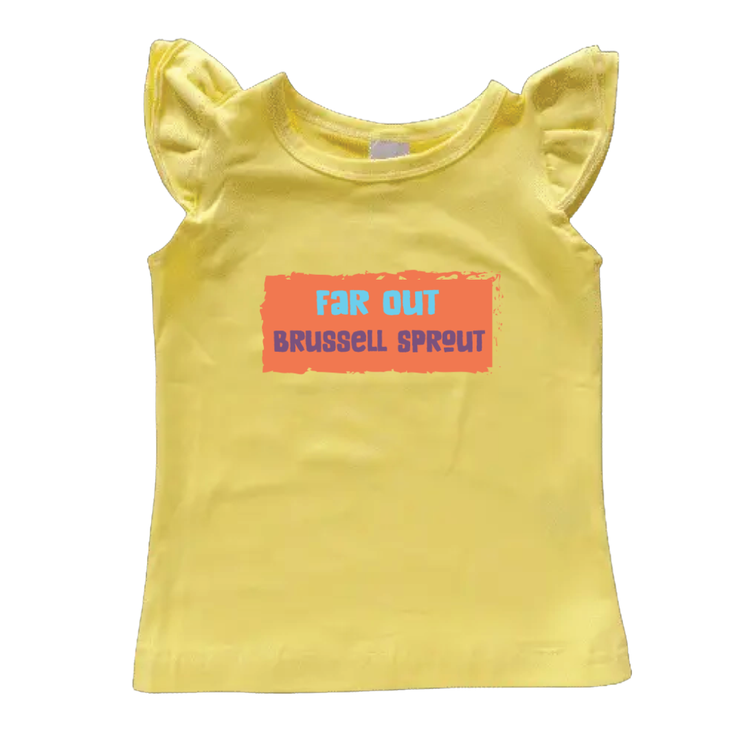 Far Out Brussell Sprout Short Sleeve Tshirt - Strewth Clothing