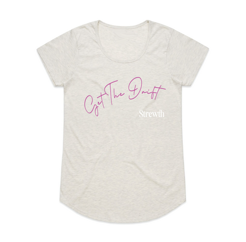 Get The Drift Short Sleeve Tee Oat - Strewth Clothing